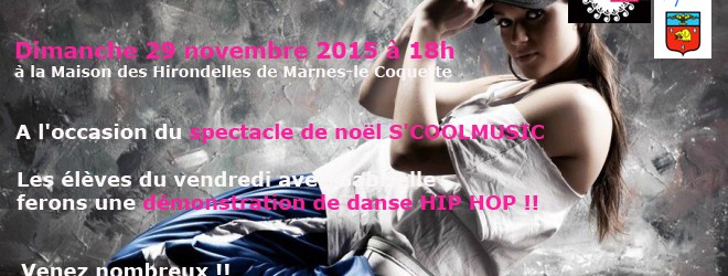 Gabrielle Eychenne et ses élèves nous feront le plaisir d’une démo de danse Hip Hop lors de l’arbre de noël du 29/11